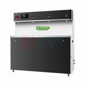 碧丽 4龙头商用节能饮水机 1.28m高 一开三温 四级过滤含反渗透 开水30L/H 温水72L/H 温度可调 80~150人使用 含基础安装 1 JO-4Q-RO(货号JO-4D6-RO)