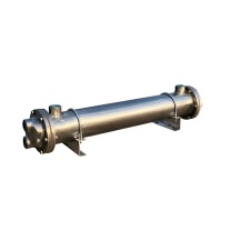 科至途 不锈钢列管式冷却器 OR-100 流量100L筒体长度小于600mm热水进出口尺寸DN20,热水进出口同侧,冷水进出口同侧