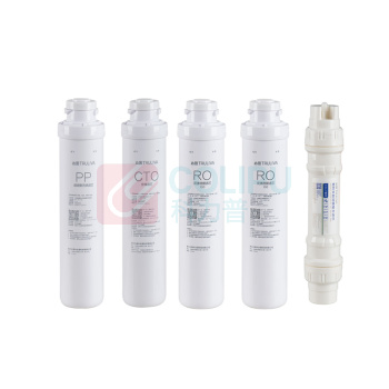 沁园 TRULIVA 滤芯 适用机型QS-ZRW-L14 PP棉+炭棒+RO膜2支+复合滤芯 (共5个/组)