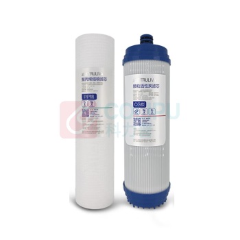 沁园 TRULIVA 净水器滤芯 适用于QG-U-1004 1级PP棉+2级颗粒活性炭+3级炭棒(共3支)