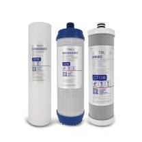 沁园 TRULIVA 净水器滤芯 适用于QG-U-1004 1级PP棉+2级颗粒活性炭+3级炭棒(共3支)