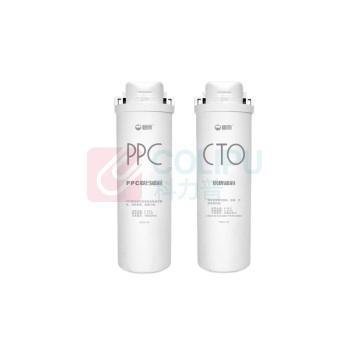 碧丽 商用净水器滤芯 TP-2L 组合套装 (PPC+CTO) 适配W系列型号碧丽开水器
