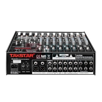 得胜 TAKSTAR 12路调音台 100个预设 6个XLR和 TRS平衡 输入接口 XR-612FX 