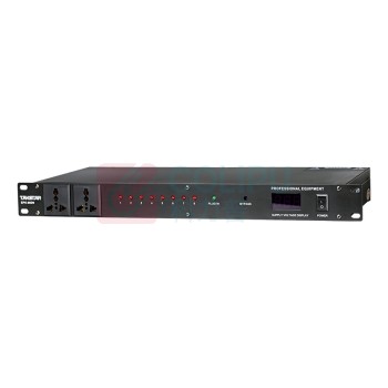 得胜 TAKSTAR 电源时序器 EPO-802N 会议室舞台演出 KTV工程安装功能厅 (黑色) 8路控制使用方便