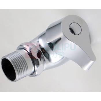 豫光 铜手拧快开冲洗阀 L-136mm 角式.双6分进水 
