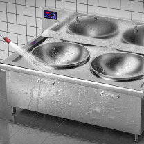 驰能 电磁炉灶大功率凹面大型饭店食堂炒菜电磁灶 25kw CN-RC-HC