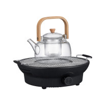 山水 sansui SANSUI山水煮茶围炉器电陶炉(带玻璃壶、烤网)ST-20HG14 ST-20HG14