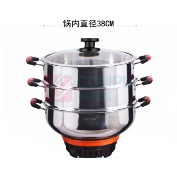 HX 多动能电蒸锅 38cm(双笼)