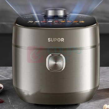 苏泊尔 SUPOR 电压力锅 SY-50FH79Q 5L, 112kpa, 2200W, 双胆
