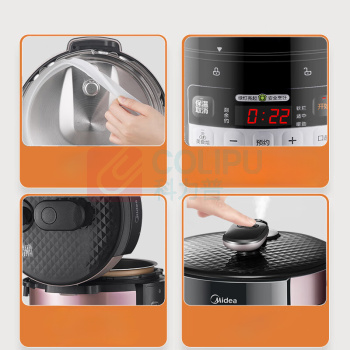 美的(Midea) 电压力锅 MY-E627 1个/个 销售单位:个 (电压力锅\6L) (计量单位:个)