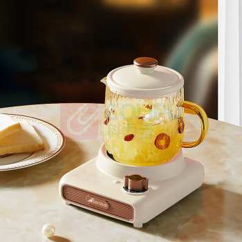 艾贝丽 液体加热器养生杯 ABL-DD67 500ML (米黄色) 含茶漏