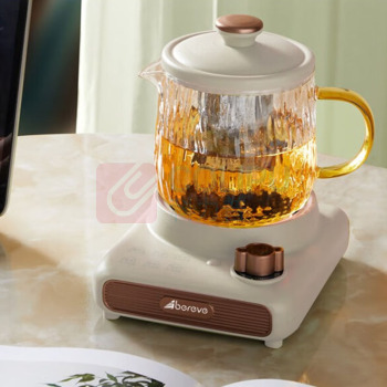 艾贝丽 液体加热器养生杯 ABL-DD67 500ML (米黄色) 含茶漏