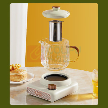 艾贝丽 液体加热器养生杯 ABL-DD67 500ML (米黄色) 含茶漏