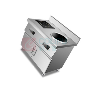 驰能 双头电磁灶220v 900*600*960mm 一平一凹