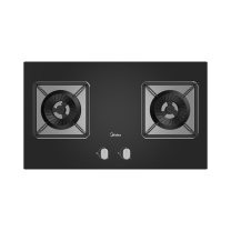 美的 Midea 燃气灶 JZT-QG51 5.0KW 天然气 黑晶面板 台嵌两用【标准安装】