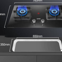 苏泊尔 SUPOR 煤气灶灶具 双眼 红点防烫黑晶面板 聚能环 液化气 DB70 5.2KW大火力 [至高20%]