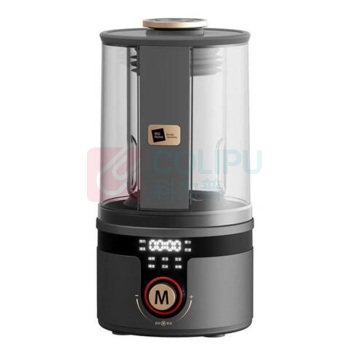 米技 Miji 破壁机家用多功能柔音豆浆机 PB-L1619 (灰色) 1.6L