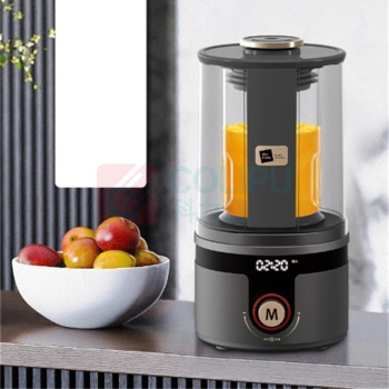米技 Miji 破壁机家用多功能柔音豆浆机 PB-L1619 (灰色) 1.6L