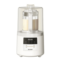 夏普 SHARP 破壁机 EM-S200L-W 额定频率:50Hz 额定电压:220V~ 额定功率:搅拌300W、加热500W 产品容量:700mL(热饮上限500mL、冷饮上限600mL) 产品尺寸:195x195x355mm