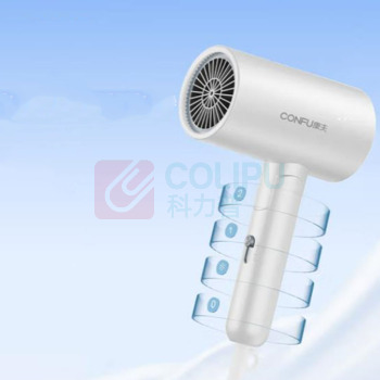 康夫 CONFU 电吹风机家用大功率大风力小巧可折叠理发店吹风筒 KF-3140 1800W (白)