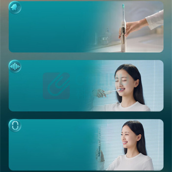 飞利浦 PHILIPS 电动牙刷 HX5681/02 钻石5系智能语音Ai导航 (金色)