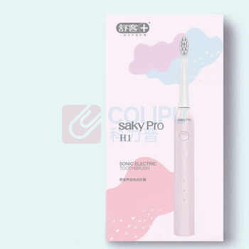 舒客 Saky 声波电动牙刷 H1 (白色、粉色颜色随机发货)