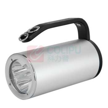 通明 TORMIN 手提防爆探照灯 BW7101B 9W IP68 ExdibIICT6Gb/ExtDA21IP68T80℃ DC22.2V 6000K 超强光8h、强光11h、工作光16h (银色)