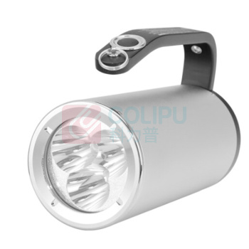 通明 TORMIN 手提防爆探照灯 BW7101B 9W IP68 ExdibIICT6Gb/ExtDA21IP68T80℃ DC22.2V 6000K 超强光8h、强光11h、工作光16h (银色)