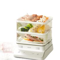 豹牌 BAOPAI 电蒸锅 BP-ES133 产品材质:PP+ABS+304不锈钢 额定功率:800W 额定电压:220V~ 额定频率:50Hz 整机容量(带水箱):20L