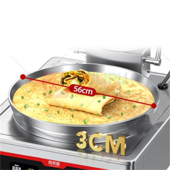 喜莱盛 电饼铛 YCD-58T 58cm, 5kw, 悬浮款, 健康铁锅