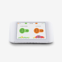 IQAir 空气质量检测仪 AirVisual Pro (白色) 室内室外实时监测 雾霾监测仪 PM2.5 自检