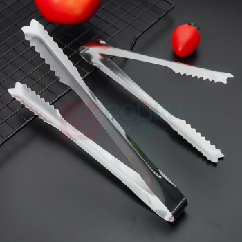 DAYZEAL 加厚不锈钢冰夹 5寸 12.5cm*1.5cm 304不锈钢 2个/件