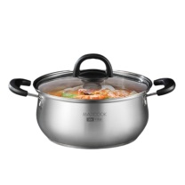 美厨 maxcook 雅致系列304不锈钢复底汤锅 MCDS-2554 22cm