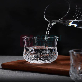 灿灵得 钻石玻璃杯,威士忌酒杯 约220ml