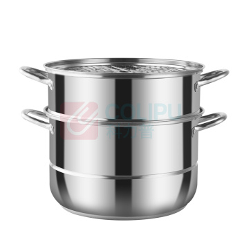 皖亭 WANTING 蒸蒸日膳定时蒸锅 WT-ZG-005 32CM (银色)