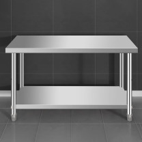 信京 家用厨房不锈钢工作台 100*50*80cm