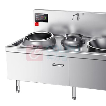 德玛仕 DEMASHI 商用小炒加大炒组合灶 HW-DXC1525-01 304材质 15KW+25kW