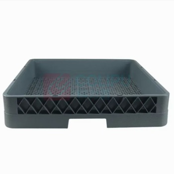 国产定制 耐高温餐具消毒筐平筐 500*500*100mm