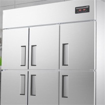乐创 lecon 冰柜 LC-J-LM01 六门 (银色) 全冷藏