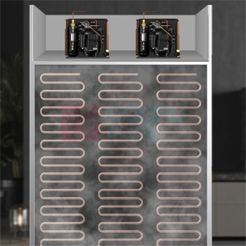 乐创 lecon 冰柜 LC-J-LM01 六门 (银色) 全冷藏