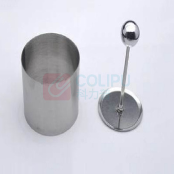 沃玖 不锈钢造型模具 一圆一推 圆柱 直径6CM 高5CM (银色) 一个圆柱一个推板为一套