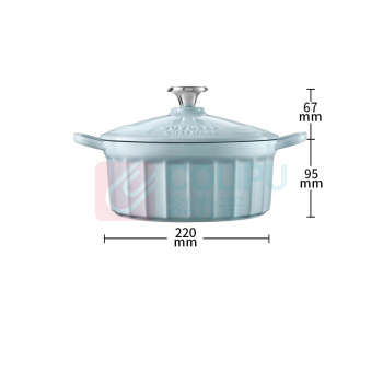 北鼎 Buydeem 珐琅铸铁锅 CP521(22cm)