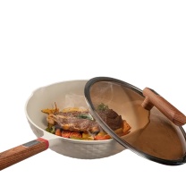迈卡罗 麦饭石轻奢锅 MC-C30L1 30CM 