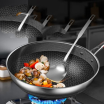 康巴赫 KBH 第五代抗菌蜂窝炒锅 KGD-C32W 2.73kg