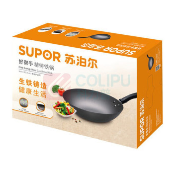 苏泊尔 SUPOR 好帮手精铸铁锅30cm燃煤气灶电磁炉通用 FC30J4