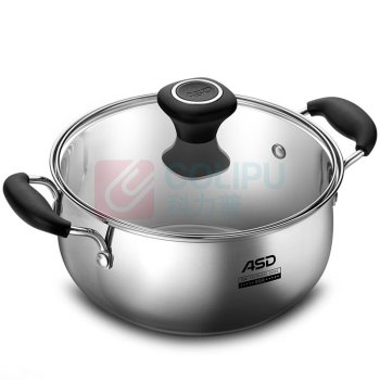 爱仕达 ASD 磁通304不锈钢汤锅 TS22B1WG 4.2L 