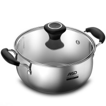 爱仕达 ASD 磁通304不锈钢汤锅 TS22B1WG 4.2L 