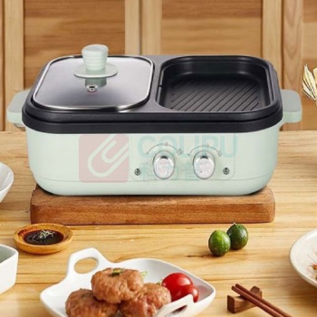 艾贝丽 多功能料理锅 ABL-HG09 1300w (薄荷绿)