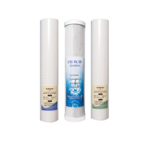 希力 商用净水器400G前三级过滤滤芯 5微米PP棉+活性炭+1微米PP棉 