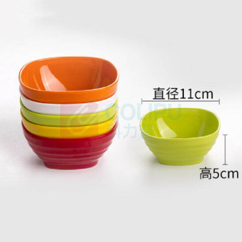 悟辉 塑料小碗商用防摔仿瓷饭店商用火锅店餐具密胺蘸料调料小料碗 小料碗 